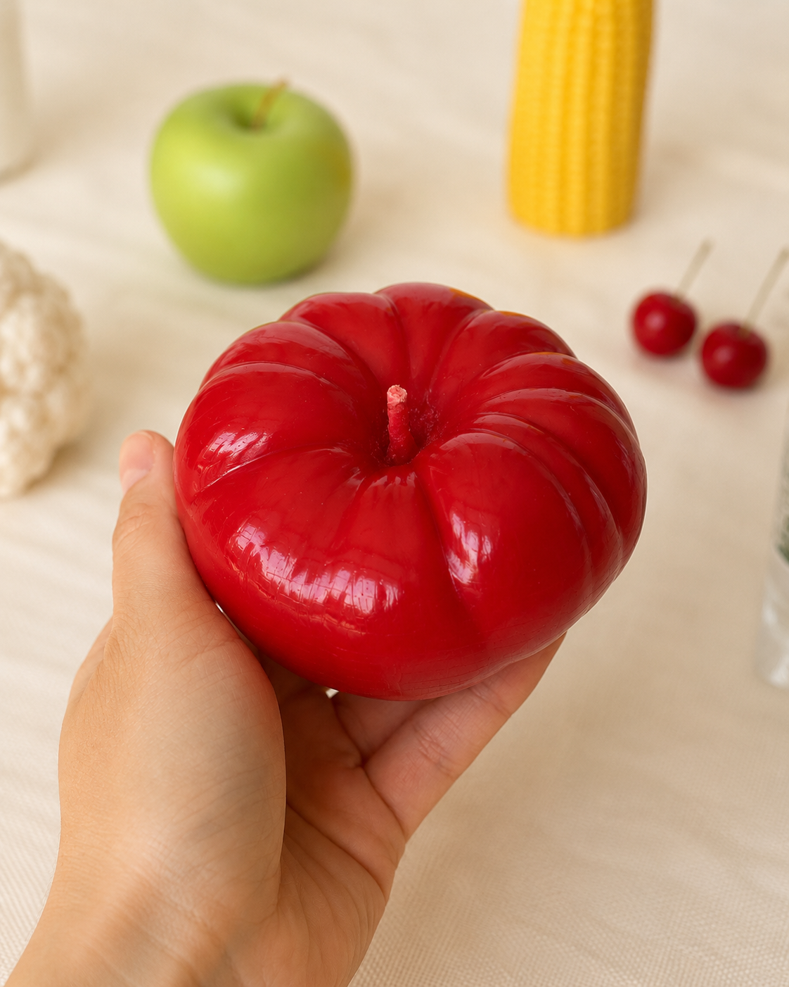 Realistic Tomato Candle