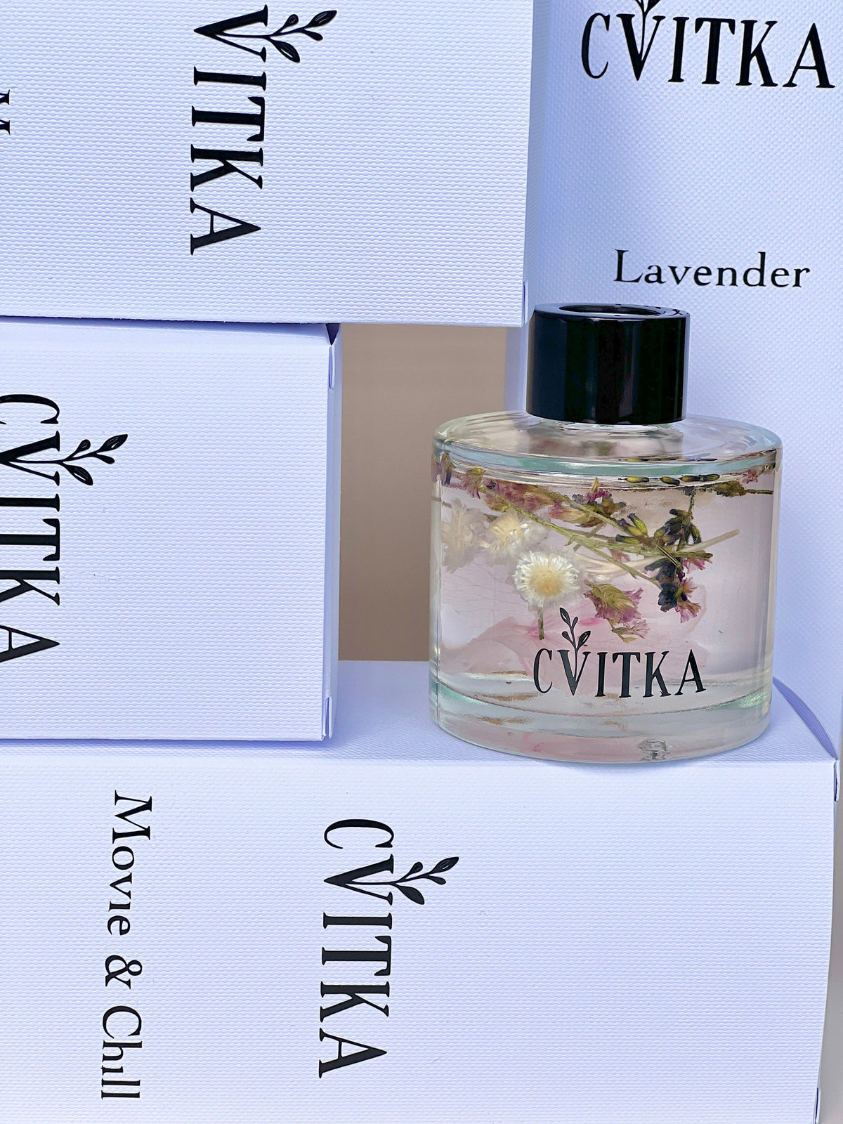 Botanical Reed Diffuser with Real Flowers