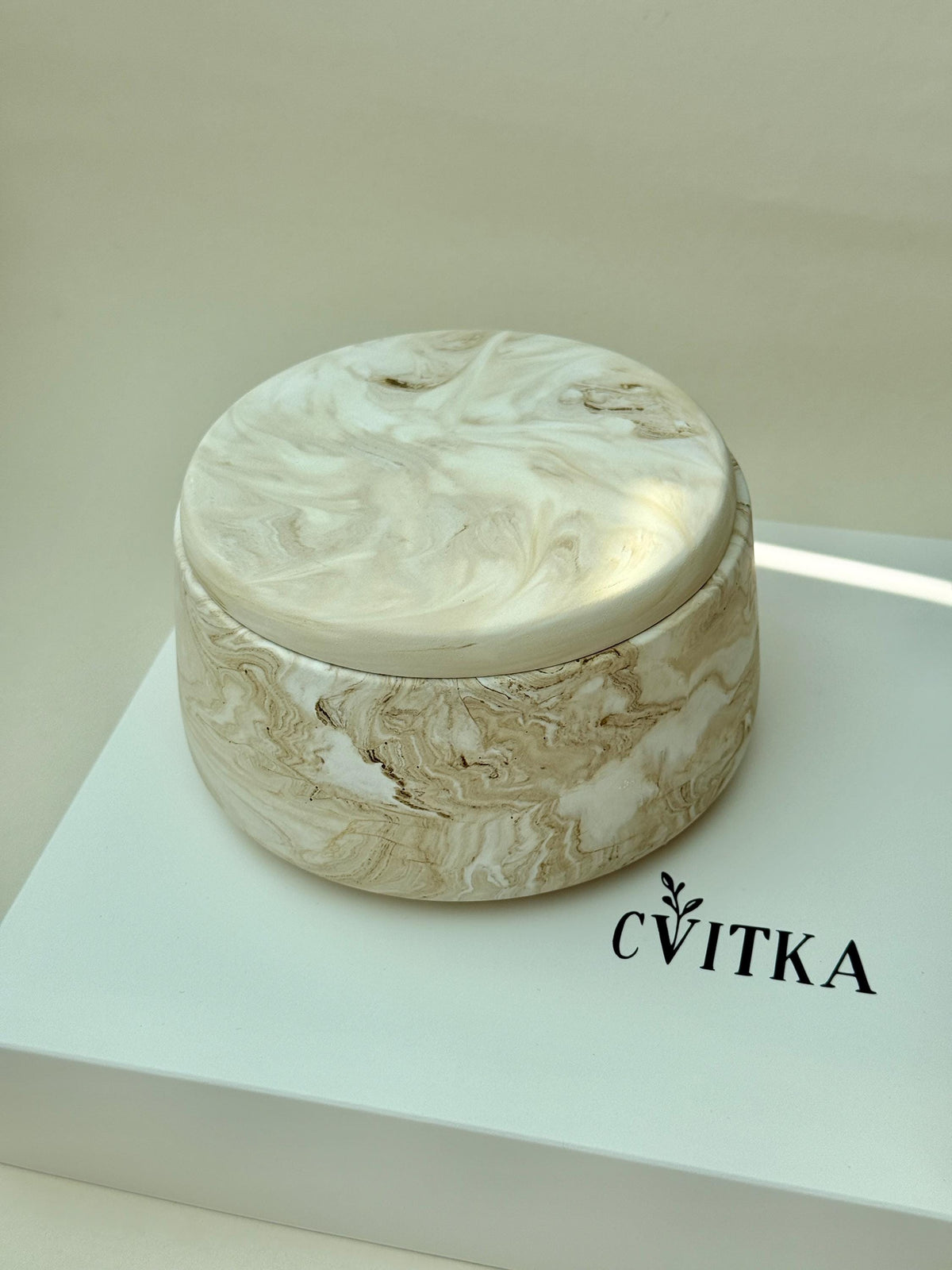 Handmade Jesmonite Jewelry Storage