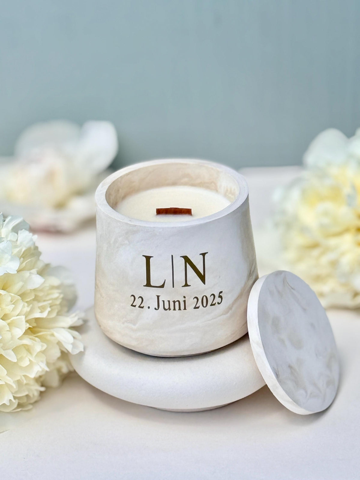 Personalized Wedding Soy Candle