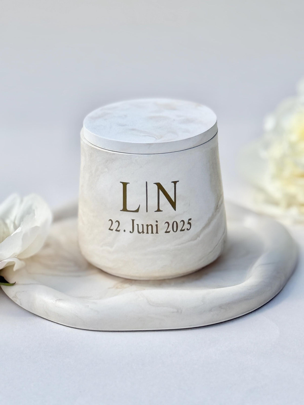 Personalized Wedding Soy Candle