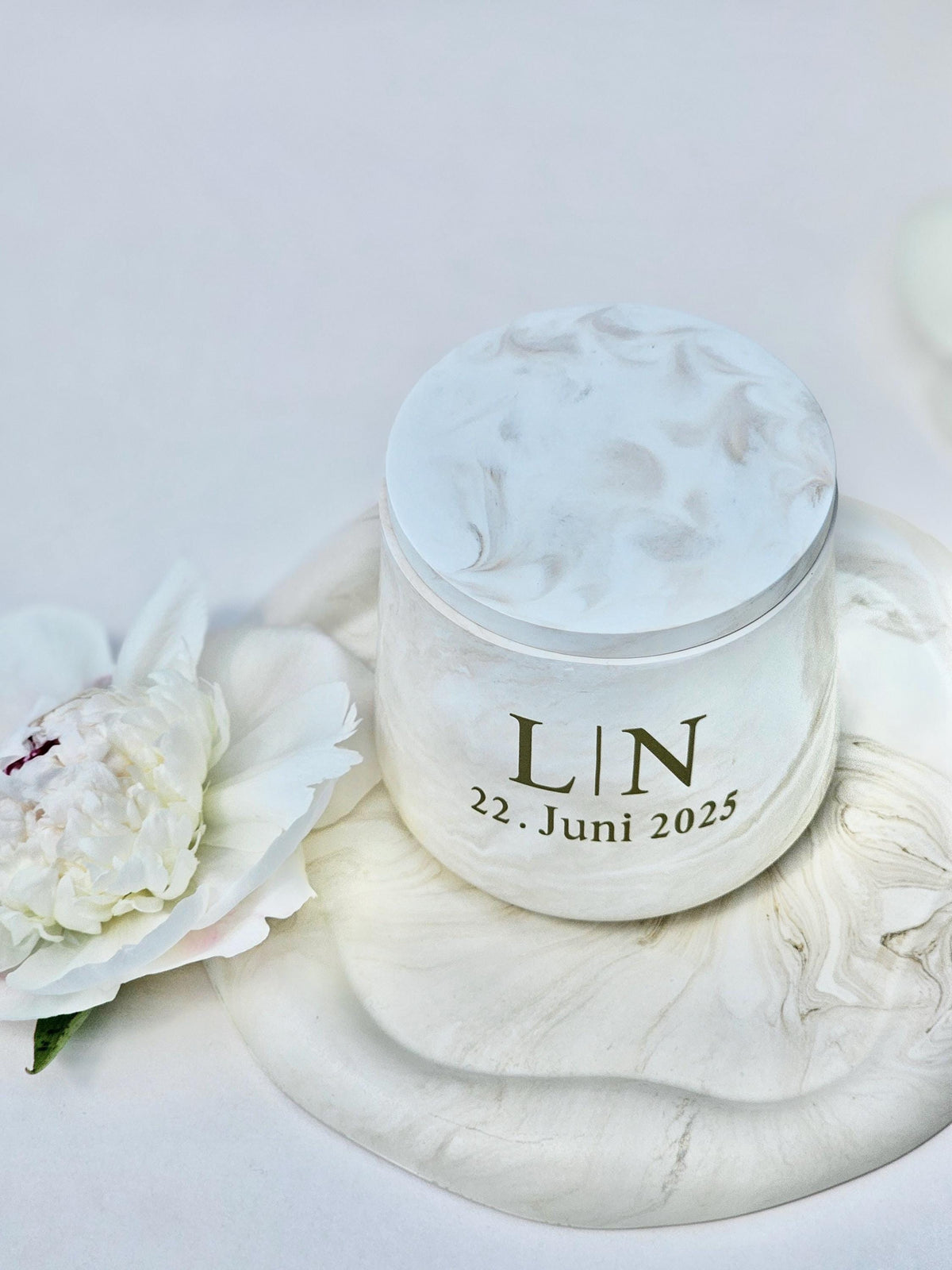 Personalized Wedding Soy Candle