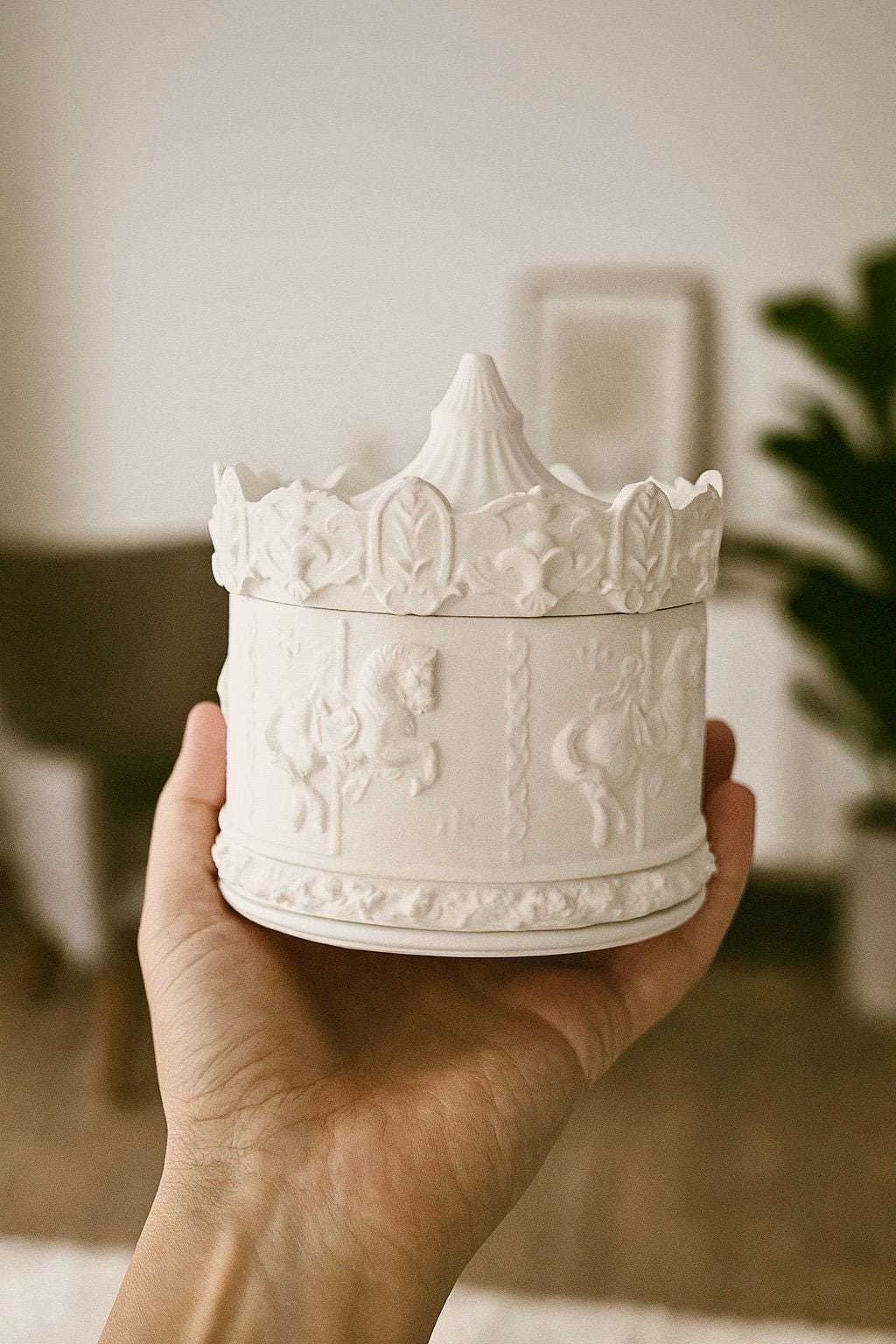 Handmade Carousel Soy Candle