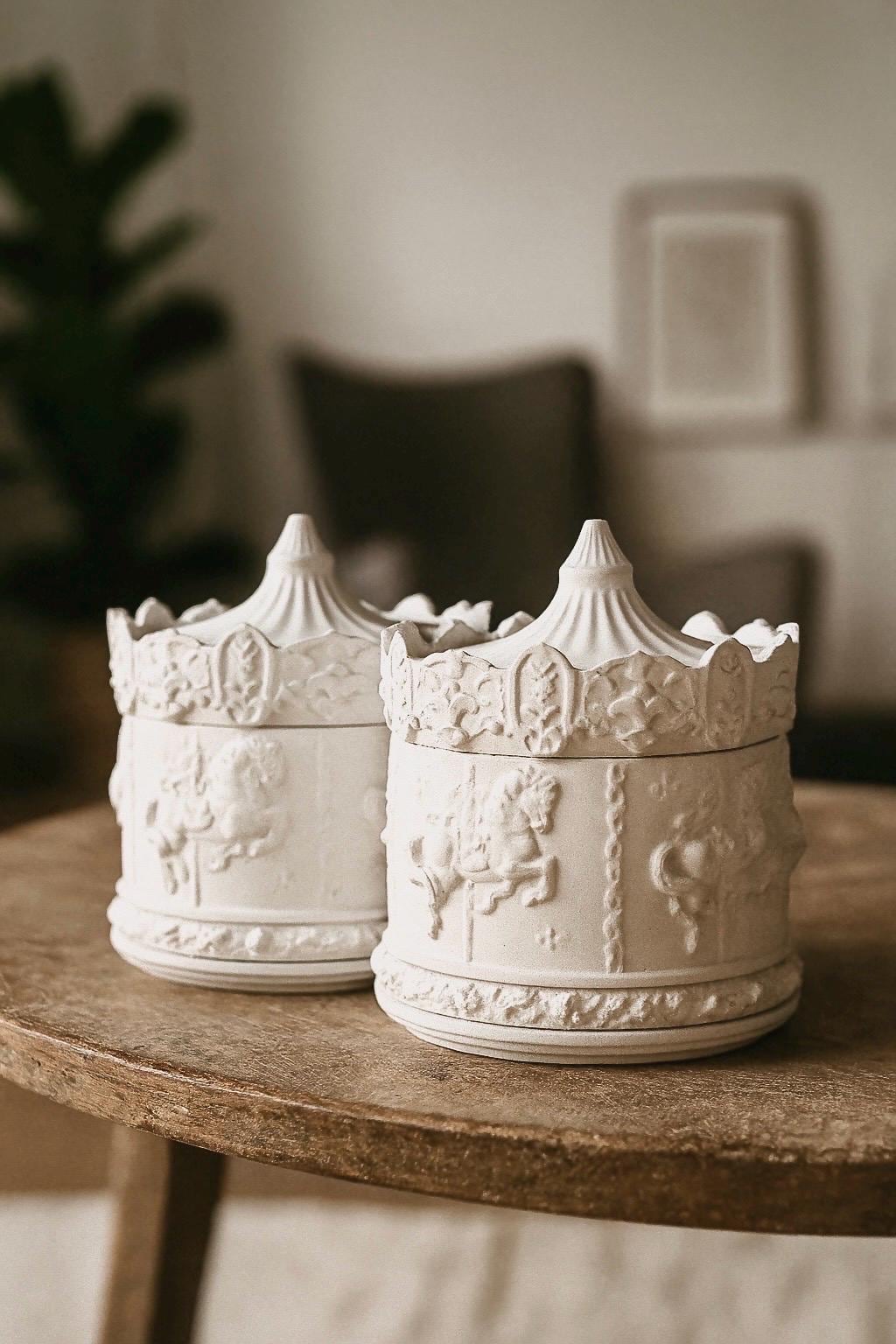 Handmade Carousel Soy Candle