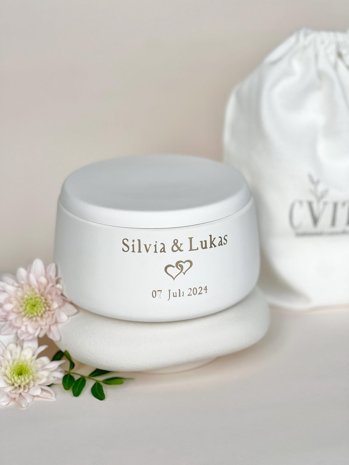 Personalized Wedding Soy Candle