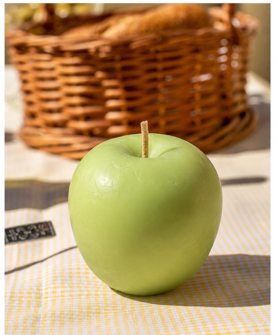 Realistic Apple Candle