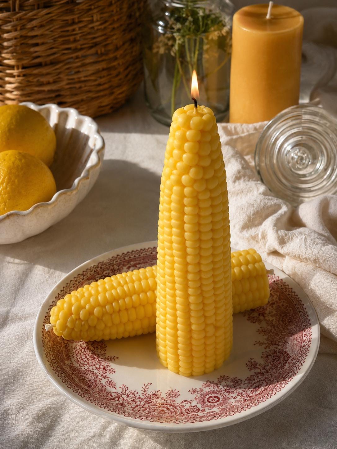 Realistic Corn Candle