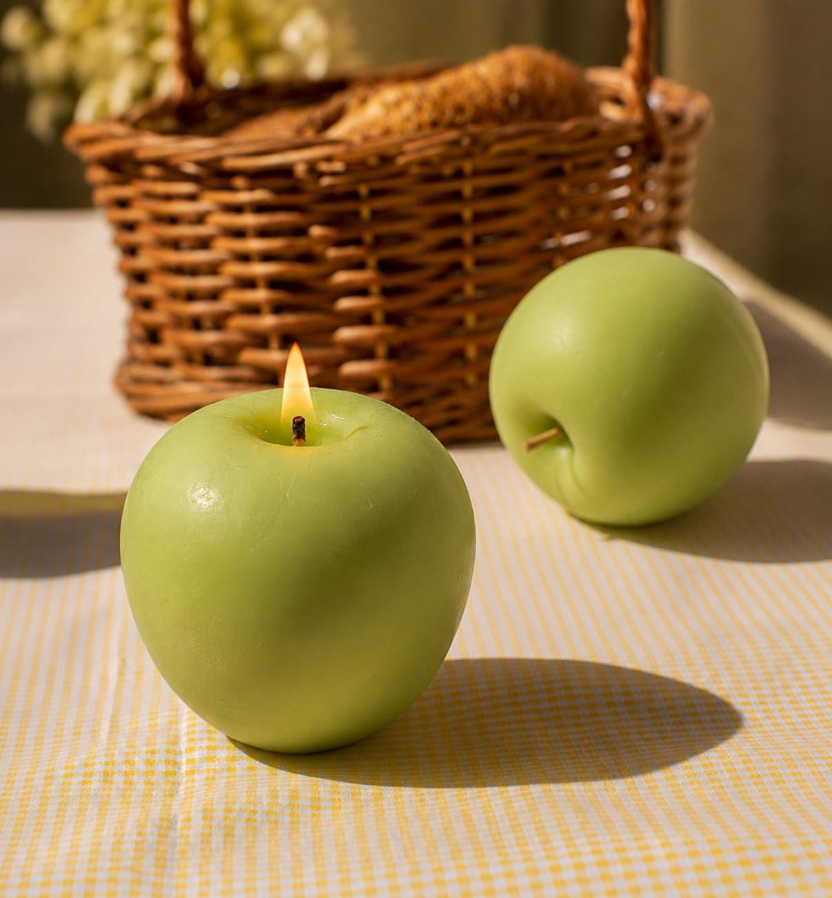 Realistic Apple Candle