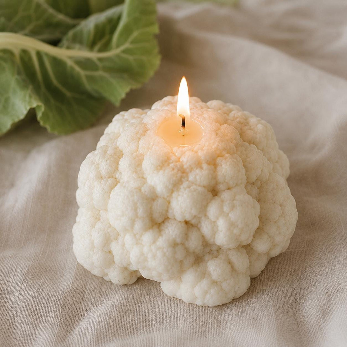 Realistic Cauliflower Candle