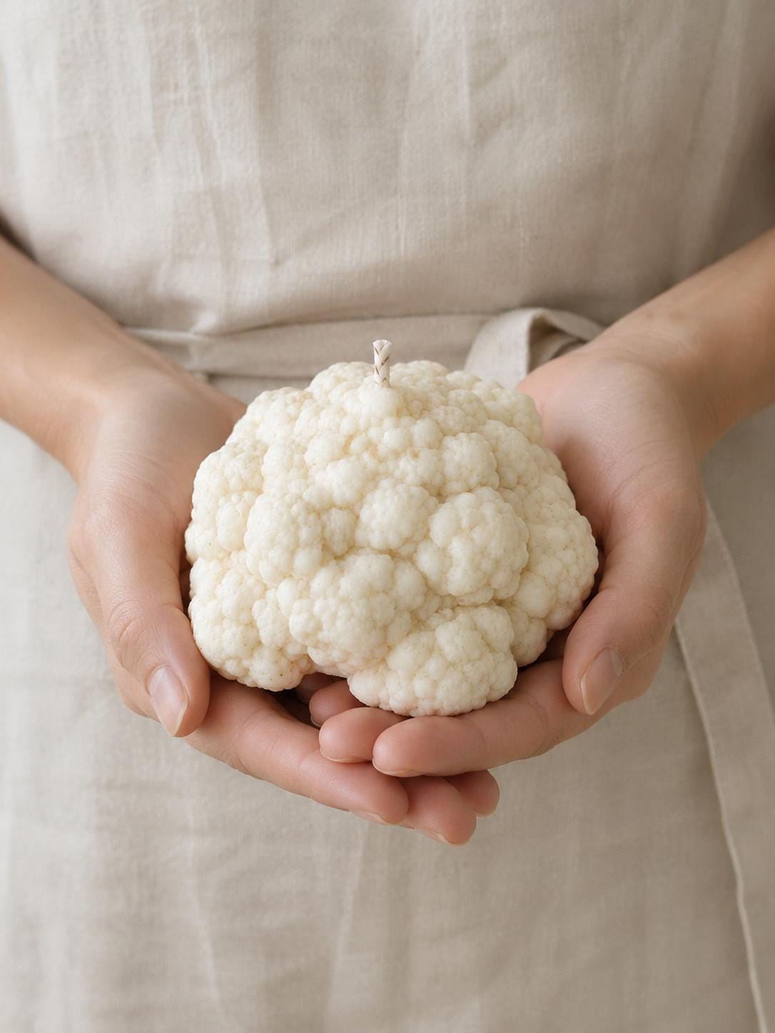 Realistic Cauliflower Candle