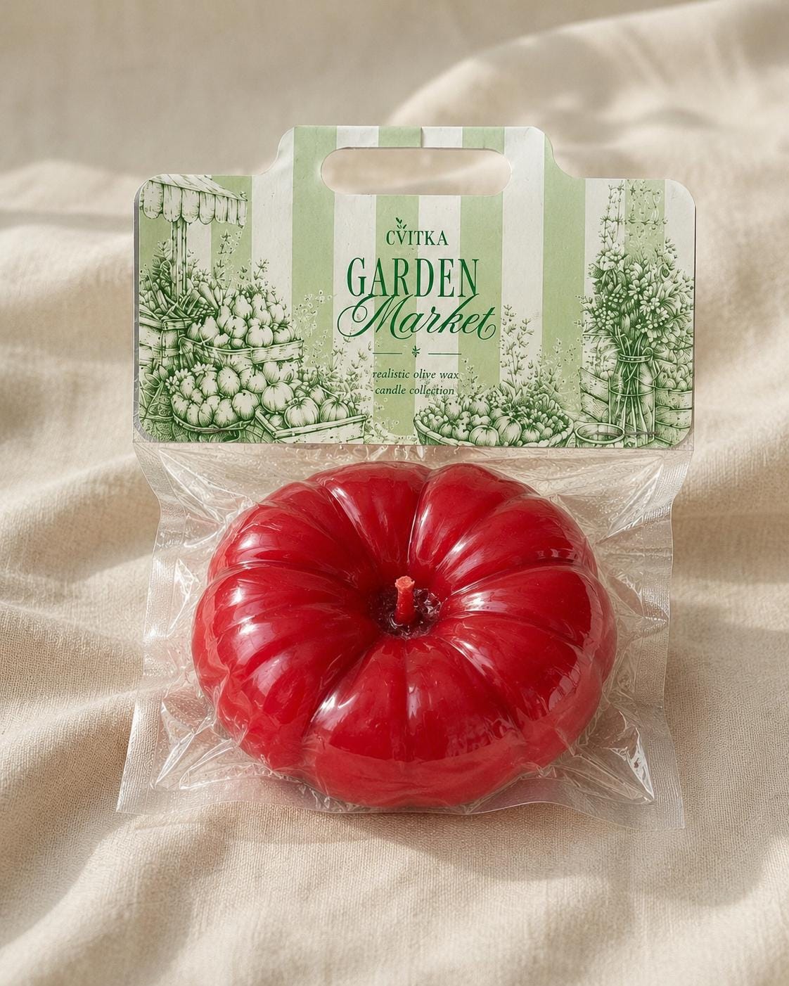 Realistic Tomato Candle