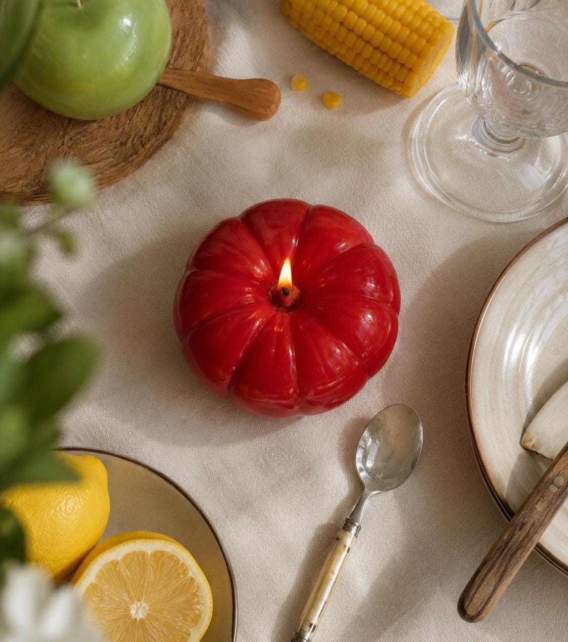 Realistic Tomato Candle