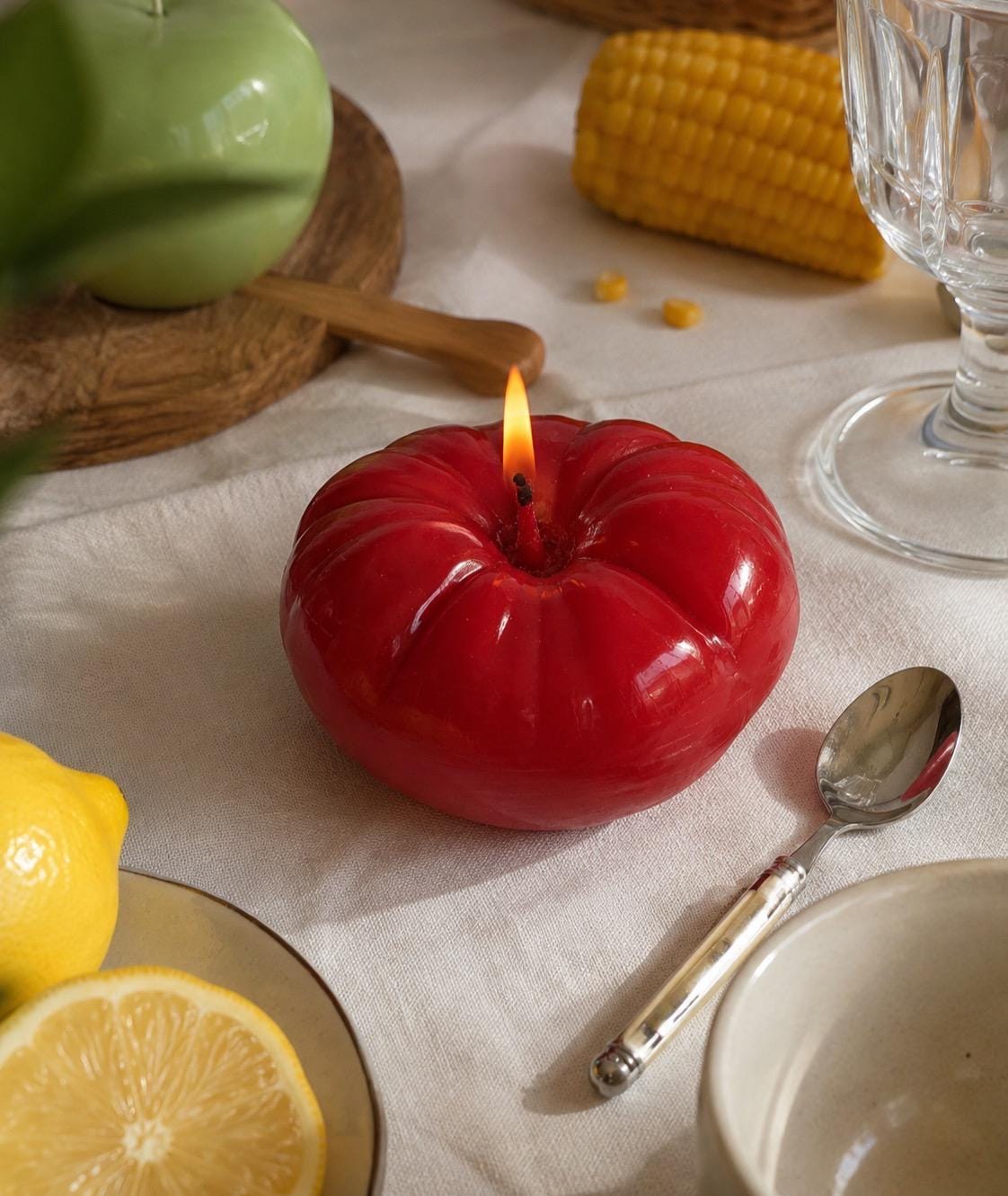 Realistic Tomato Candle